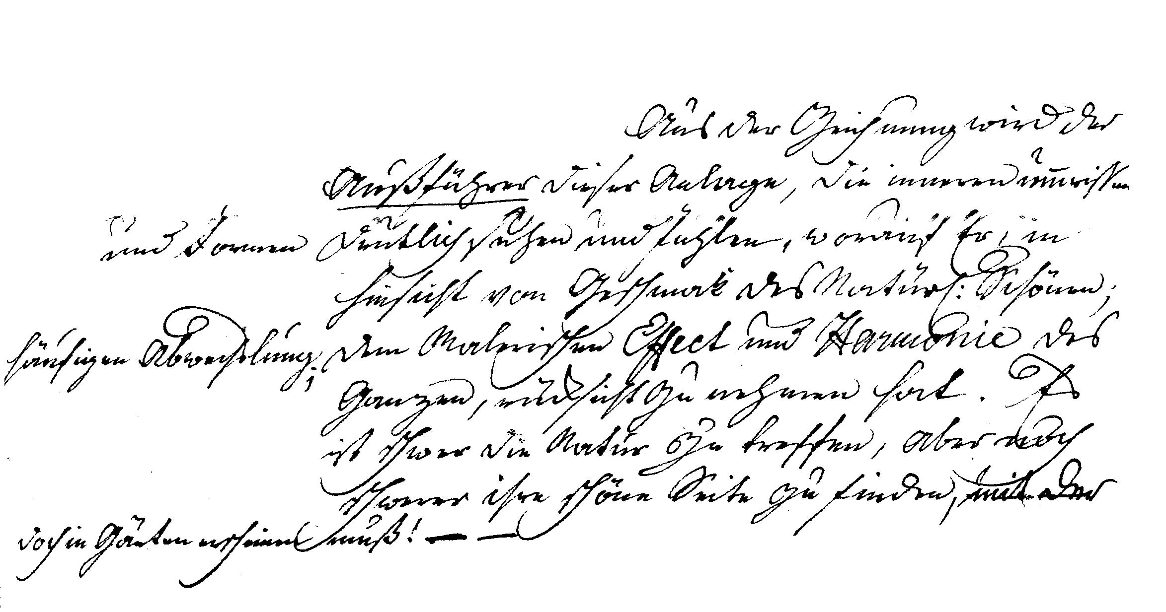 Handschriftlich verfasste Erklärung von Friedrich Ludwig von Sckell, Saarbrücker Intelligenzblatt Nr. 2 vom 13. Januar 1810, Foto: © Landesarchiv Saarbrücken, Bestand von der Leyen Nr. 892 n.
