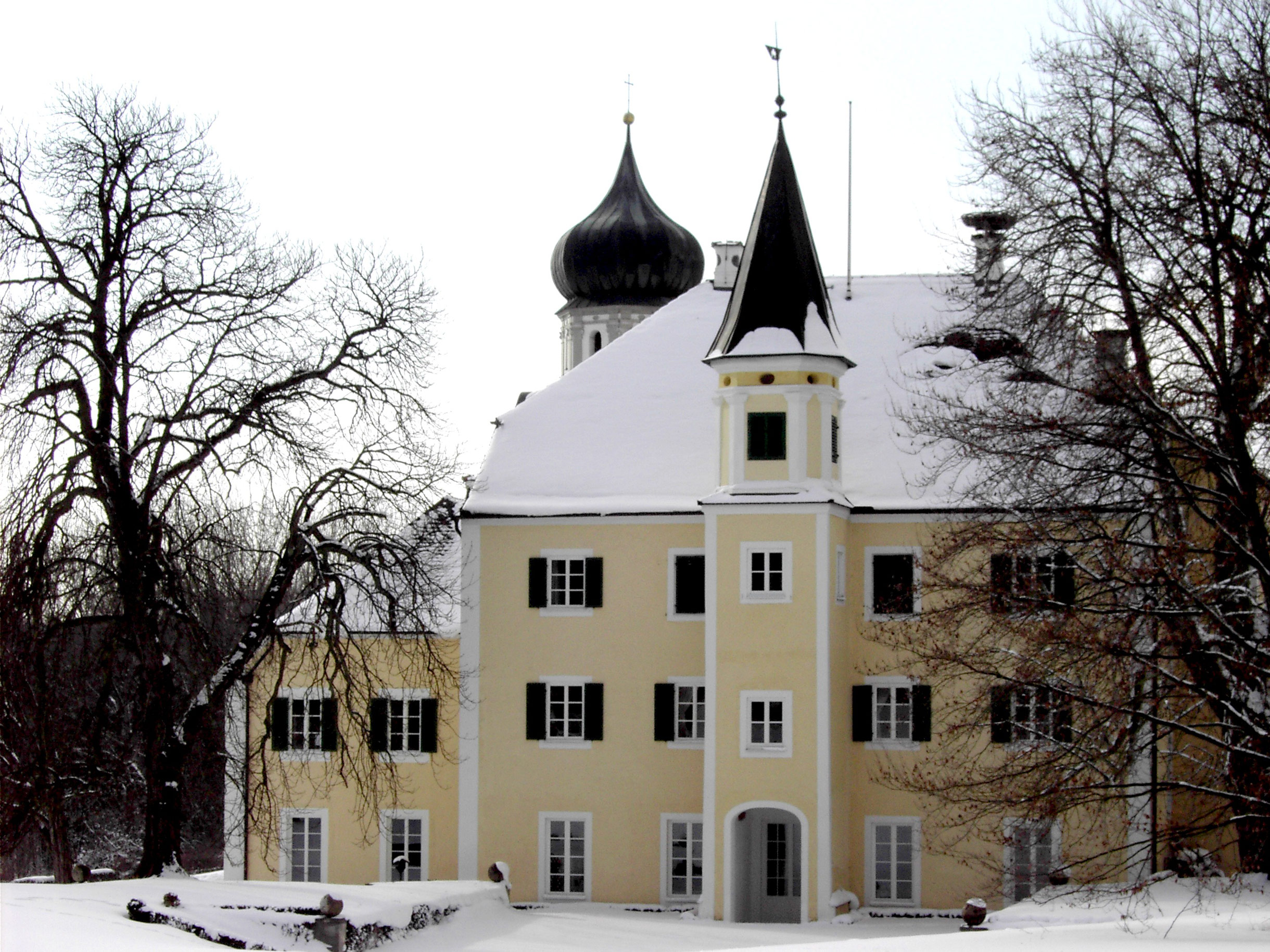 Schloss Stepperg im Winter, Foto: © Guy Graf Moy, 2008